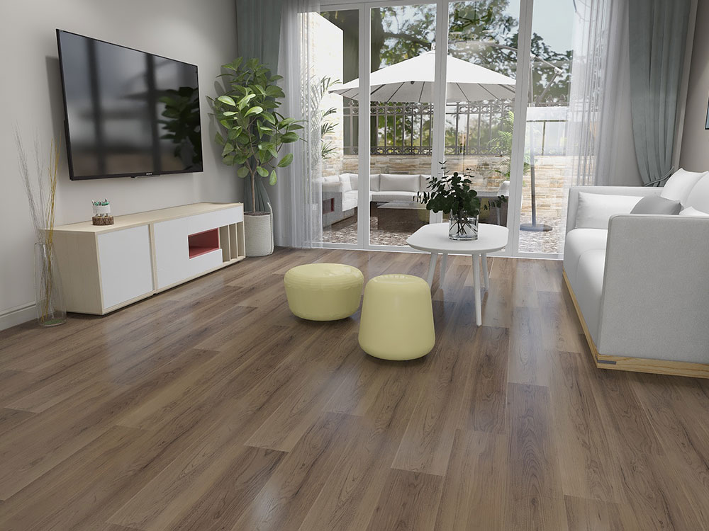 พื้น LVT แบบแห้งกลับ